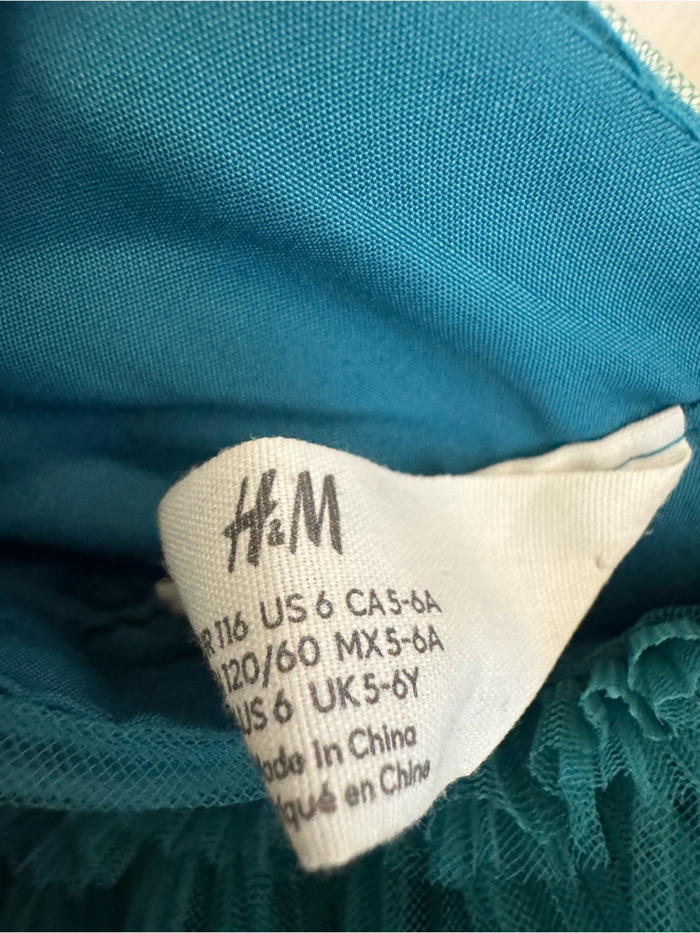 H&M Ruffle Tulle Dress - Picture 4 of 4